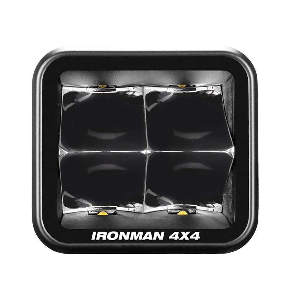 Ironman Lights - 20W LED Auxiliary Lights / Cube Lights - Spot Beam - Clear Colour