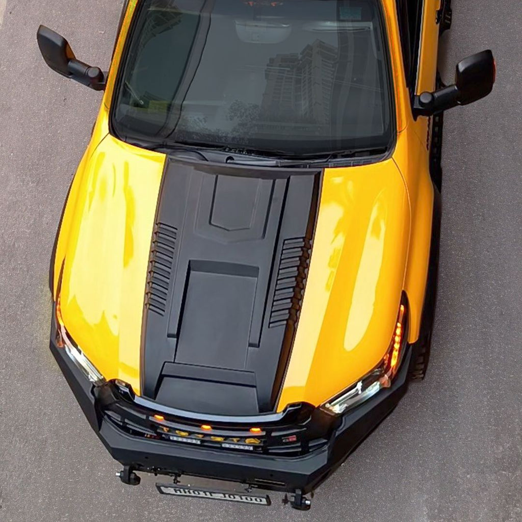 Toyota Hilux - ABS Bonnet Scoop – Matt Black