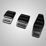 Jimny - Three black car pedal covers