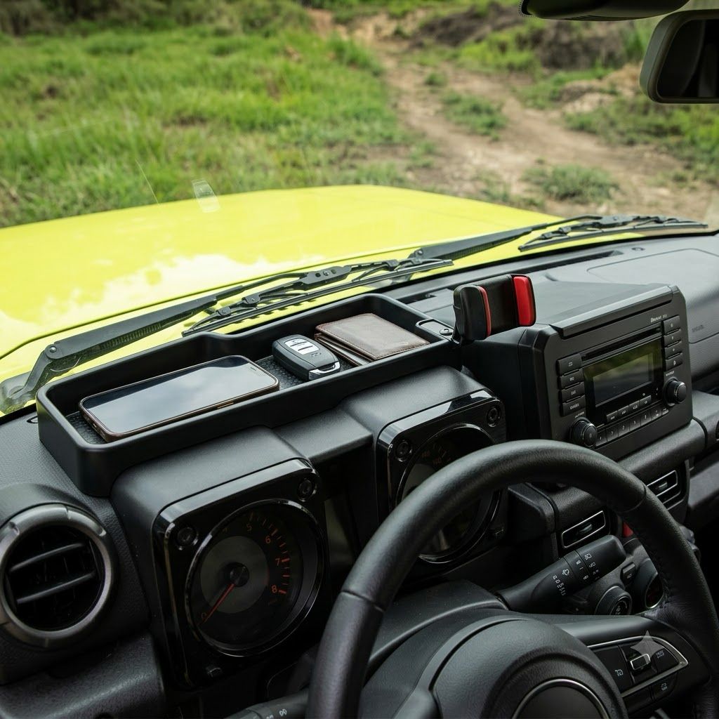Jimny - Panel Storage with Phone Holder