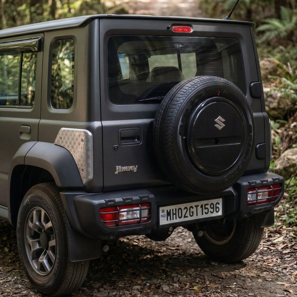 Jimny Tail Light Cover in Fiber Grill