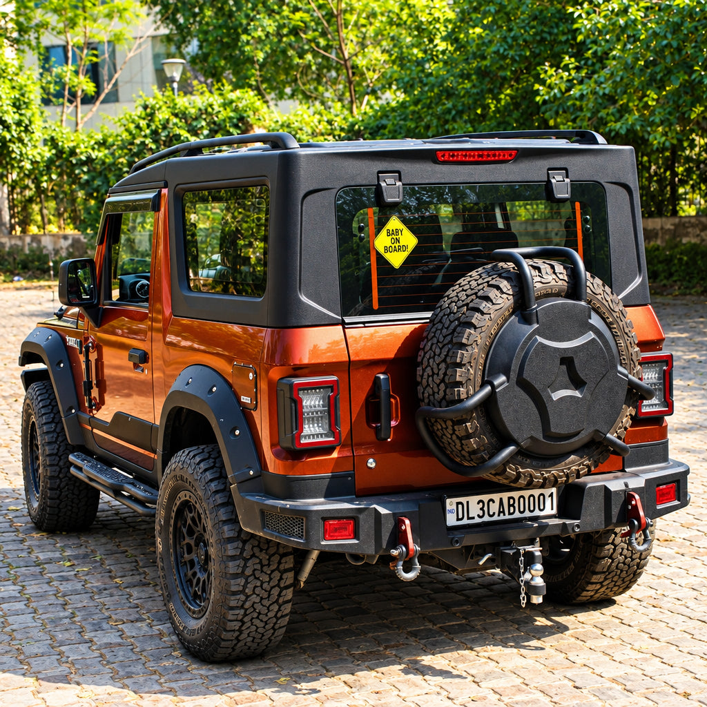 Mahindra Thar - Stepney Cover Lock Model - I