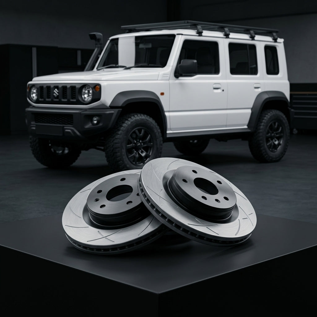 Suzuki Jimny 2020+ Front Slotted Geomet Coated Rotor