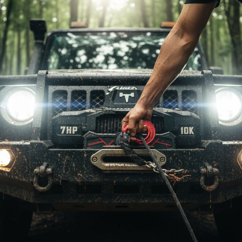 T-MAX Force View Titan Winch 10K