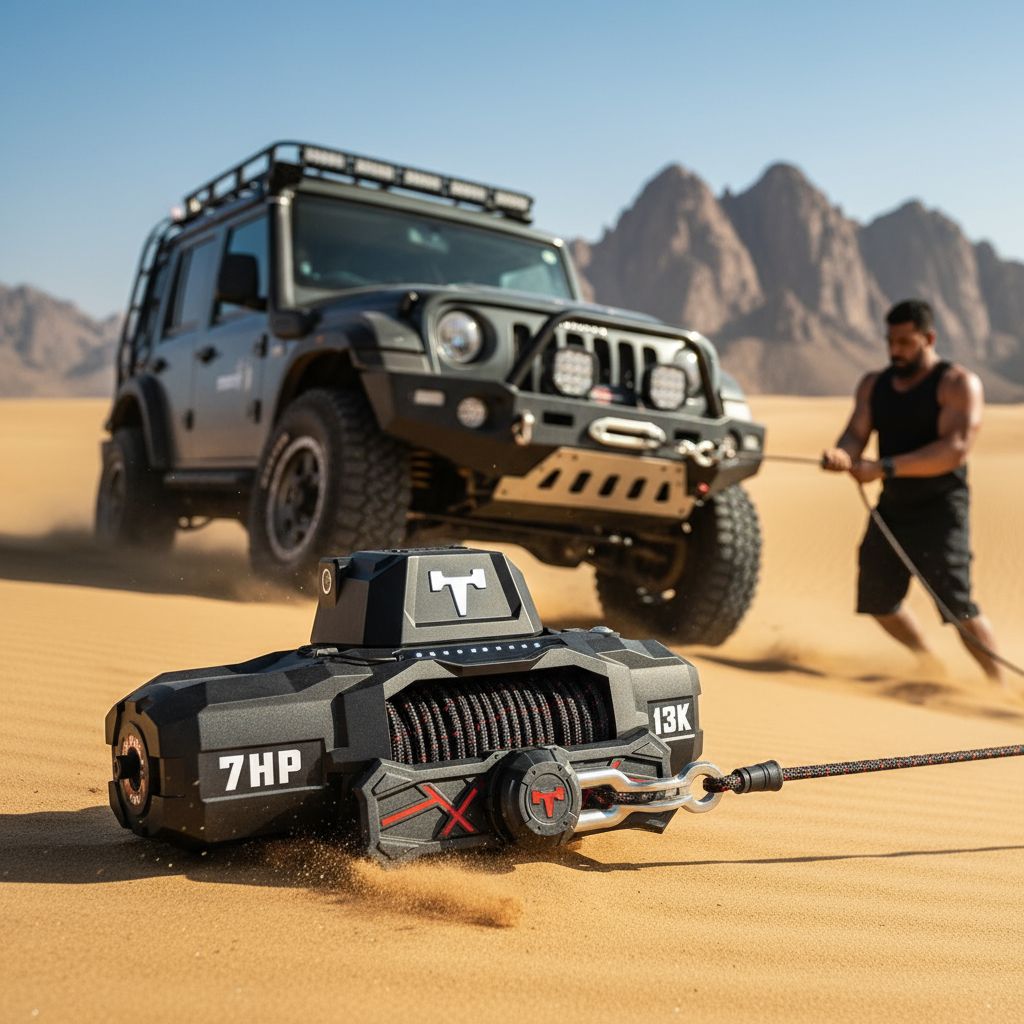 T-MAX Force View Titan Winch 13K