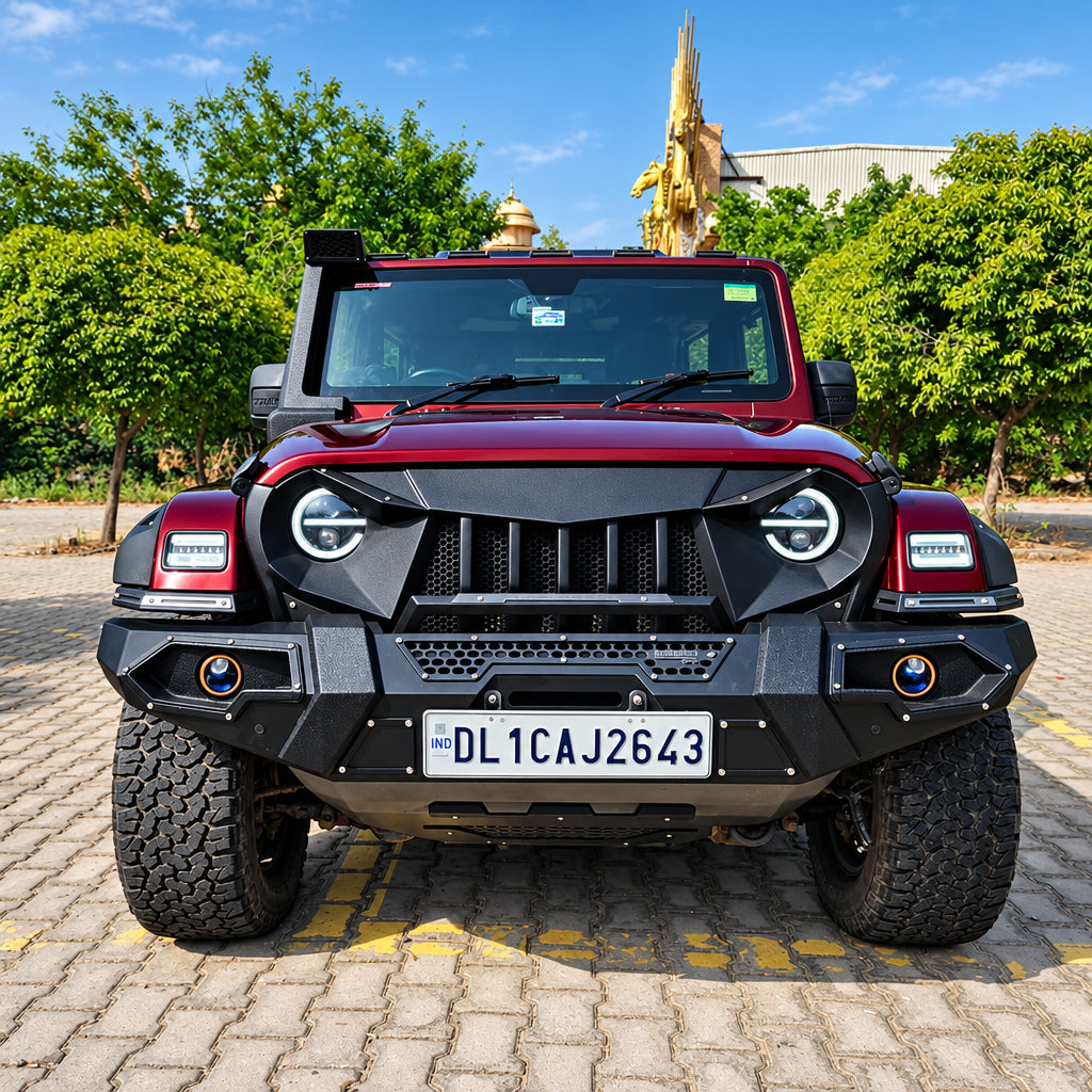 Mahindra Thar - Front Metal Bumper - Model X