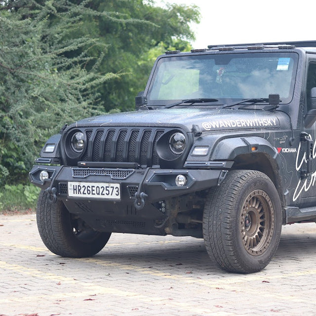 Mahindra Thar - Front Metal Bumper - Model X