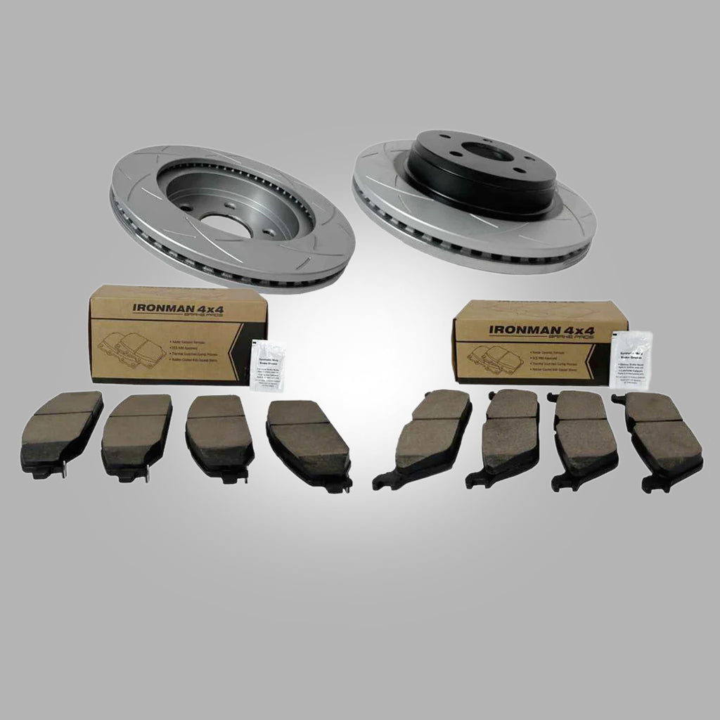 Suzuki Jimny 2020+ Ironman 4x4 Brake Kit - 4 Brake Pads + 2 Rotors