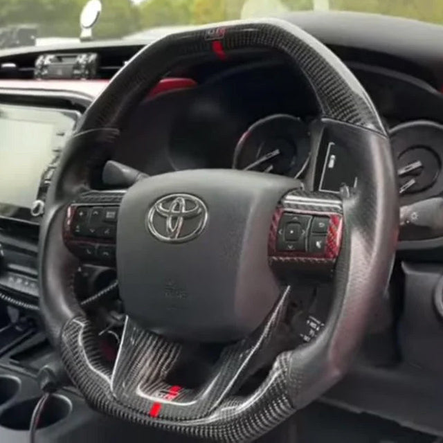 Toyota Hilux - GR Sport Original - Carbon Fiber Steering Wheel