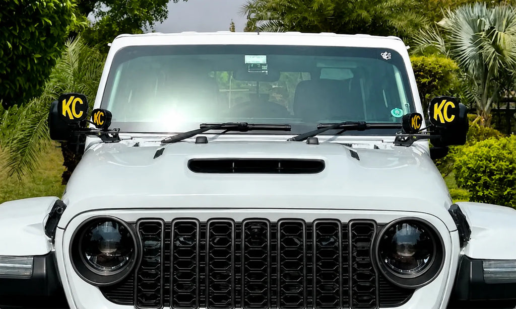Jeep Wrangler - Proman Rotatable Windshield Light Brackets
