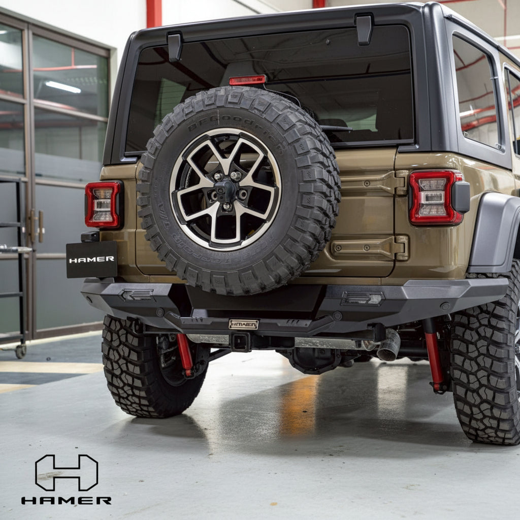 Jeep Wrangler - Rear Bumper - Hamer Nova Series
