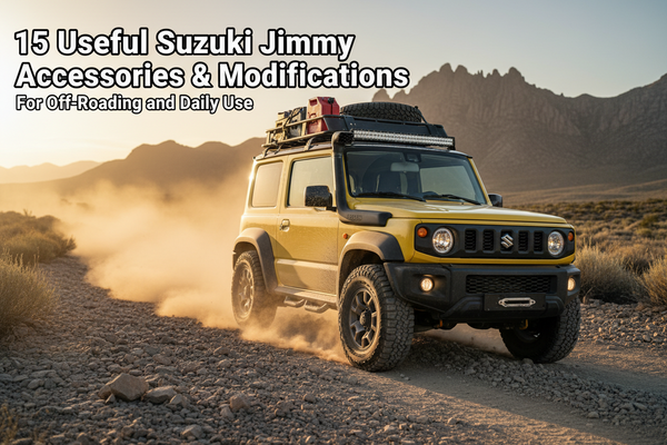 15 Useful Suzuki Jimny Accessories & Modifications for Off-Roading and Daily Use