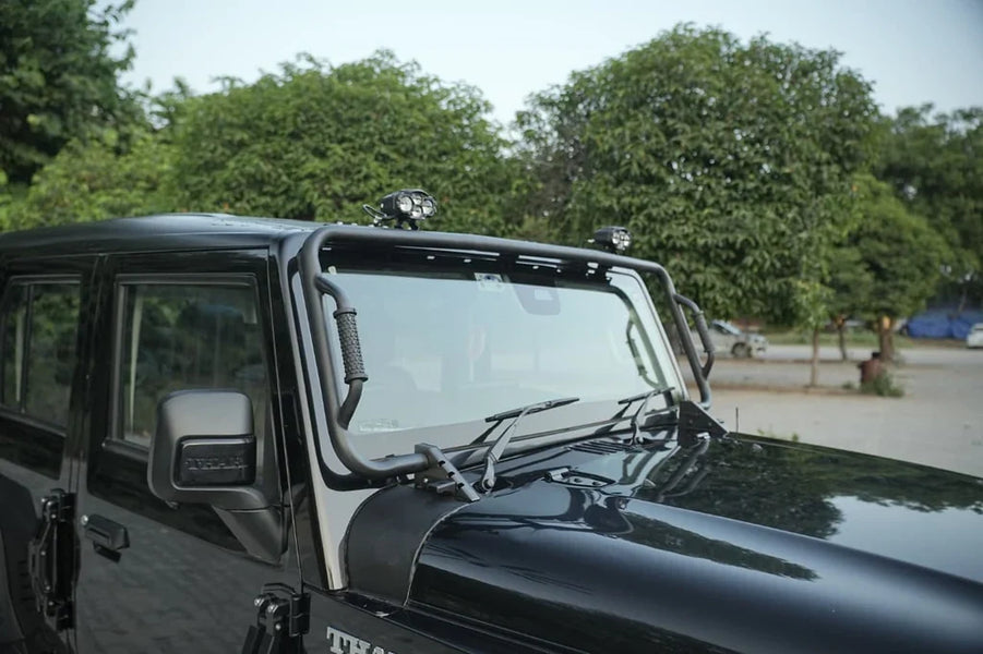 Transform Your Thar ROXX with Windshield Light Rod