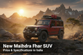 New Mahindra Thar SUV - Price & Specifications in India