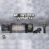 Ironman Monster Winch 12000 LB – 12V (with Synthetic Rope)