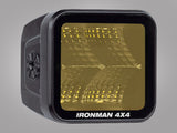 Ironman Lights - 20W LED Auxiliary Lights / Cube Lights - Flood Beam - Amber Colour