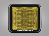 Ironman Lights - 20W LED Auxiliary Lights / Cube Lights - Spot Beam - Amber Colour