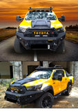 Toyota Hilux - Bonnet Scoop ABS - Matt Black