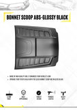 Toyota Hilux - Bonnet Scoop ABS - Gloss Black