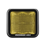 Ironman Lights - 20W LED Auxiliary Lights / Cube Lights - Flood Beam - Amber Colour