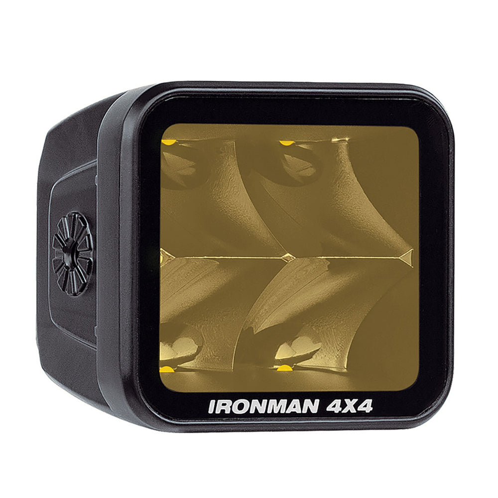 Ironman Lights - 40W LED Auxiliary Lights / Cube Lights - Spot Beam - Amber Colour