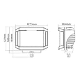 Ironman Lights - 99W 5×7 Eclipse Led With Side Shooters