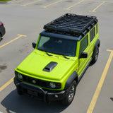 Jimny Anti Rust Aluminium Roof carrier with LED lights - Model LRC