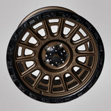 Kamet Mud on 18 Inch Alloy Wheels - Satin Bronze   - Hilux, Roxx, Thar