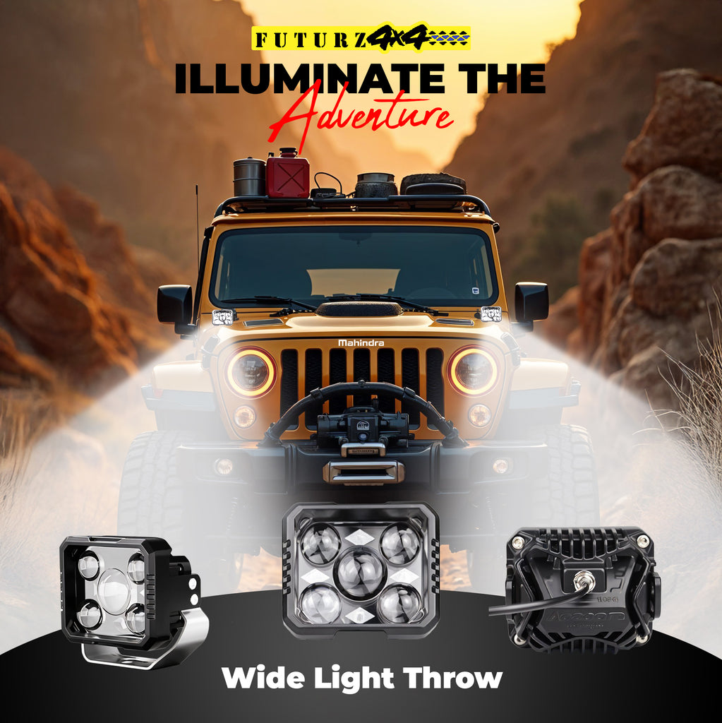 Mahindra Thar - Aozoom TH - 03 LED (2 Pcs)