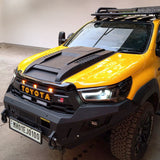 Toyota Hilux - Bonnet Scoop ABS - Matt Black