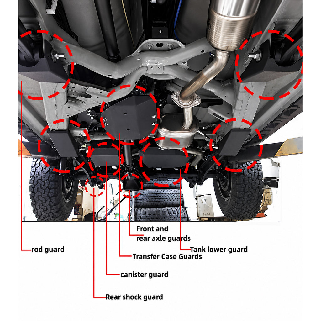 Jimny ArmorShell 7-Piece Underbody Kit – Heavy Duty Steel Protection