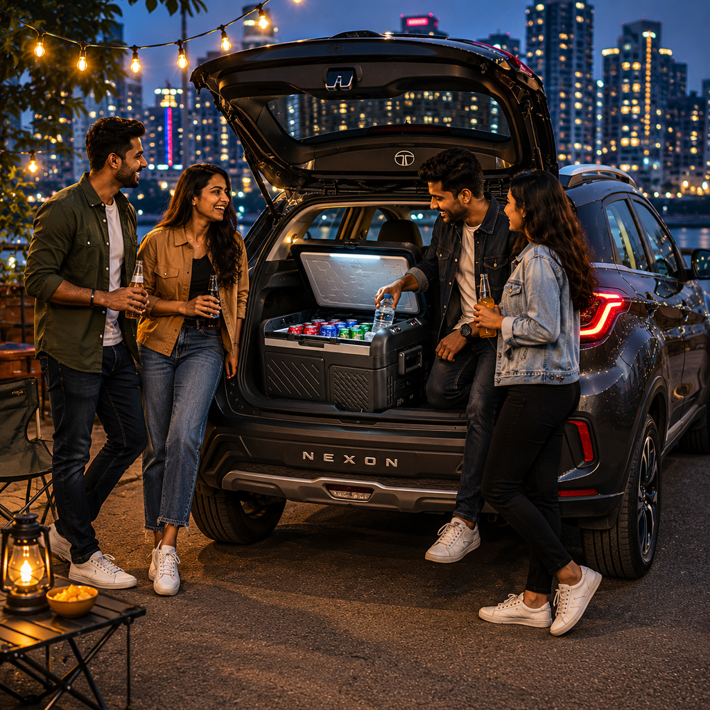 Portable / Mini Car Fridge | Refrigerator for Car | 35 Litres