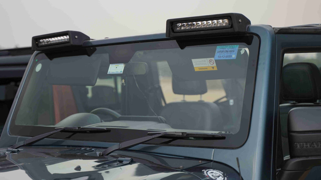 Mahindra Thar - Dual Roof LED Bars [Roof Mounted]