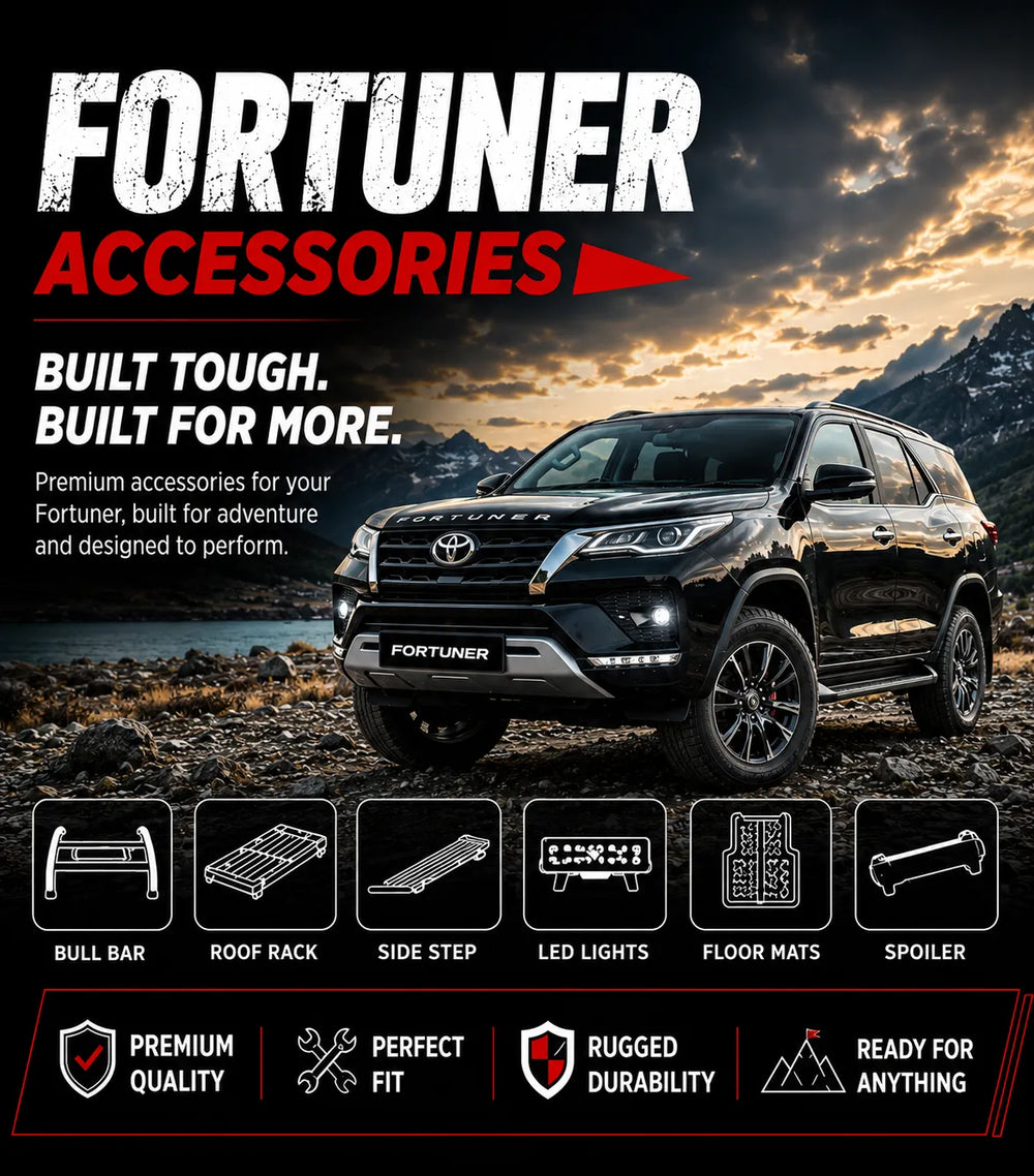 Fortuner Accessories Available at Futurz 4x4, Mumbai – Futurz4x4