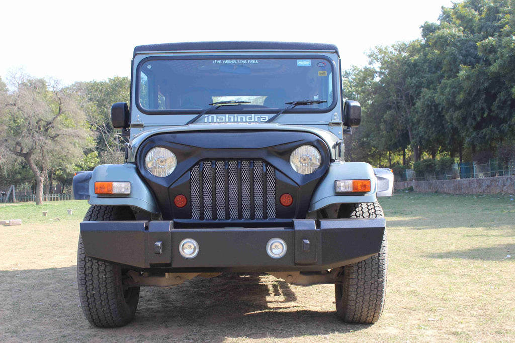 Mahindra Thar CRDe - Gladiator Grill [Matt Black]