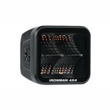 Ironman Lights - 20W LED Auxiliary Lights / Cube Lights - Flood Beam - Clear Colour