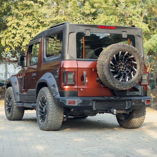 Mahindra Thar - Metal Rear Bumper - Model RX – Futurz4x4