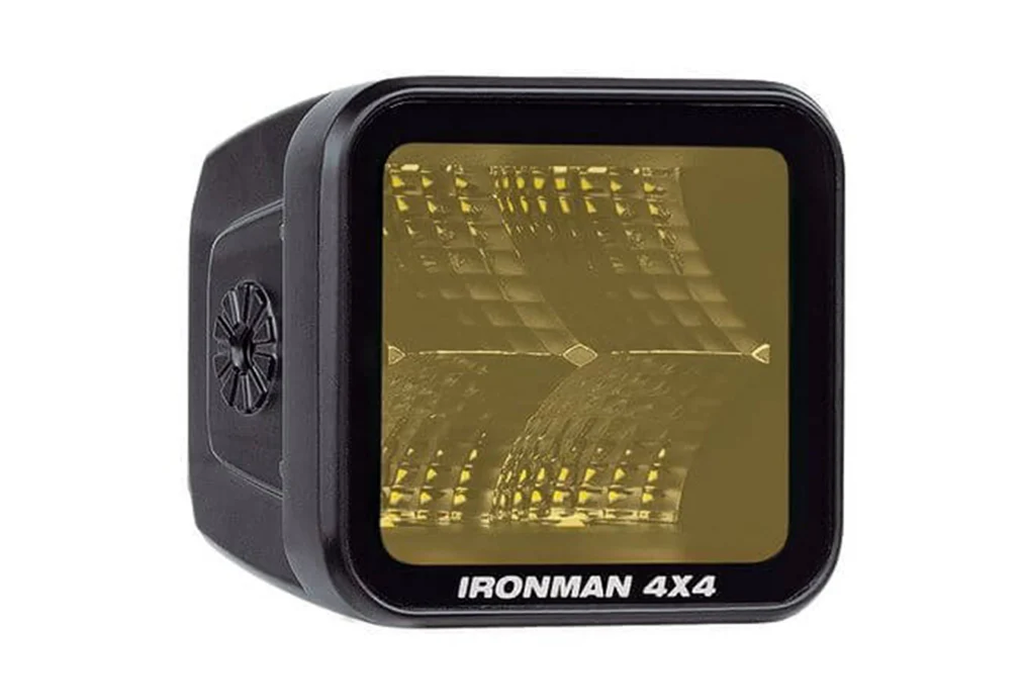 Ironman Lights - 20W LED Cube Lights - Spot Beam - Amber Colour