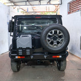 Jimny - Rear Metal Bumper with Tyre Carrier + Jerry Can Holder