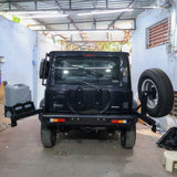 Jimny - Rear Metal Bumper with Tyre Carrier + Jerry Can Holder