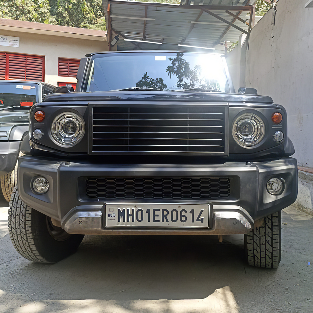 Jimny Defender Grill Matt Black - with Signal Lights