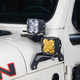 Jeep Wrangler - Dual A-Pillar Light Mounting