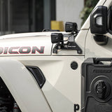 Jeep Wrangler - Dual A-Pillar Light Mounting