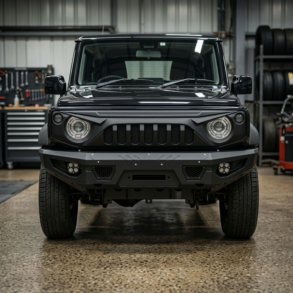 Jimny - Matrix Front Metal Bumper