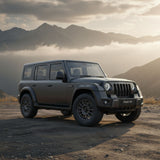 18 Inch Alloy Wheels - Kamet Mud | Satin Grey / Silver for  Hilux, Roxx, Thar