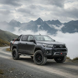 Black 20 Inch Alloy Wheels for Hilux - Khyber Satin Black
