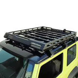 Jimny Anti Rust Aluminium Roof carrier with LED lights - Model LRC