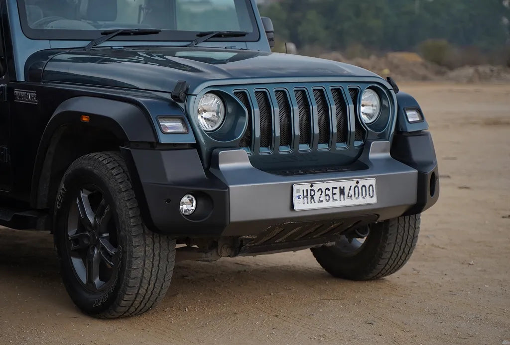 Mahindra Thar Front Grill - Seven Slot Grill Matt Black