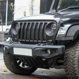 Mahindra Thar Front Grill - Seven Slot Grill Matt Black