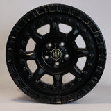 Solaris Brute - Satin Black 18 inch Alloy | Set of 5